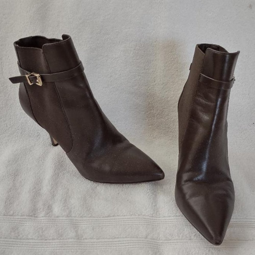 Michael Kors Brown High Heel Jet Set 6 Boots Size 8 1/2 M